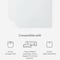 Cricut® White US Letter Waterproof Sticker Set, 6ct.